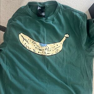 H&M Green Banana Graphic women’s size S tee and short set